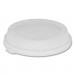 Pactiv PCTYCI800120000 OPS ClearView Dome-Style Lid with Tabs for Meadoware Plates, Fluted, 8.88 x 8.88 x 0
