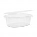 Pactiv PCTYCA910480000 EarthChoice PET Hinged Lid Deli Container, 48 oz, 8.88 x 7.25 x 2.94, Clear, 190