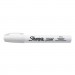Sharpie SAN2107614 Permanent Paint Marker, Medium Bullet Tip, White, Dozen