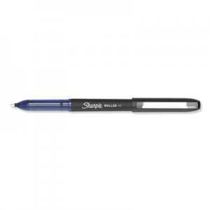 Sharpie Roller SAN2101306 Roller Ball Stick Pen, Medium 0.7 mm, Blue Ink/Barrel, Dozen