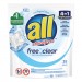 All DIA73978 Mighty Pacs Free and Clear Super Concentrated Laundry Detergent, 39/Pack, 6 Packs/Carton