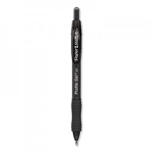 Paper Mate PAP2095473 Profile Retractable Gel Pen, Medium 0.7 mm, Black Ink, Translucent Black Barrel, 36/Pack