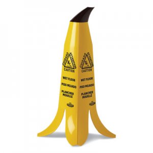 Impact IMPB1001 Banana Wet Floor Cones, 11 x 11.15 x 23.25, Yellow/Brown/Black