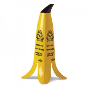 Impact IMPB1001 Banana Wet Floor Cones, 11 x 11.15 x 23.25, Yellow/Brown/Black