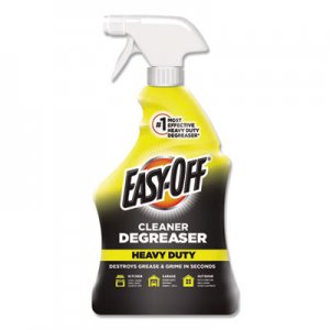 EASY-OFF RAC99624 Heavy Duty Cleaner Degreaser, 32 oz Spray Bottle, 6/Carton