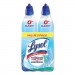 LYSOL Brand RAC96084 Toilet Bowl Cleaner w/Hydrogen Peroxide, Cool Spring Breeze, 24 oz Angle Neck Bottle, 2/Pack, 4