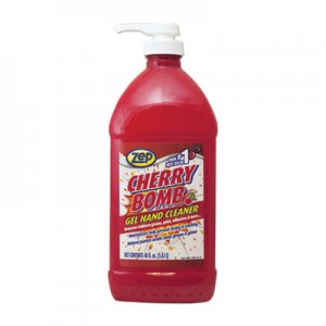 Zep Commercial ZPEZUCBHC484EA Cherry Bomb Gel Hand Cleaner, Cherry Scent, 48 oz Pump Bottle
