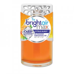 BRIGHT ir BRI900440 Max Scented Oil Air Freshener, Citrus Burst, 4 oz, 6/Carton