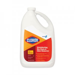 Clorox CLO31910EA Disinfecting Bio Stain and Odor Remover, Fragranced, 128 oz Refill Bottle