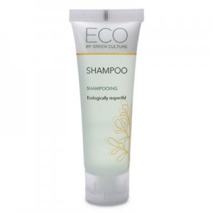 Eco By Green Culture OGFSHEGCT Shampoo, Clean Scent, 30 mL, 288/Carton