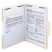 Smead SMD14545 SuperTab Reinforced Guide Height 2-Fastener Folders, 1/3-Cut Tabs, Letter Size, 14 pt. Manila, 50/Box