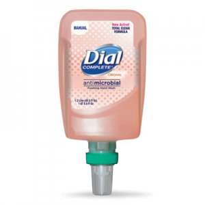 Dial Professional DIA16670 Original Antimicrobial Foaming Hand Wash, Original Scent, 1,200 mL Refill Bottle, 3/Carton