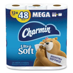 Charmin PGC79546 Ultra Soft Bathroom Tissue, Septic Safe, 2-Ply, White, 4 x 3.92, 264 Sheets/Roll, 12 Rolls
