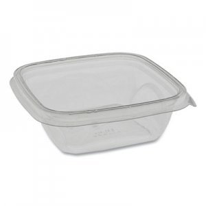 Pactiv PCTSAC0512 EarthChoice Recycled PET Square Base Salad Containers, 12 oz, 5 x 5 x 1.63, Clear, 504/Carton