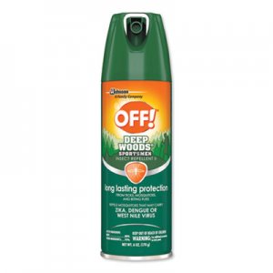 OFF! SJN317189 Deep Woods Sportsmen Insect Repellent, 6 oz Aerosol, 12/Carton