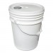 Impact IMP5515 Utility Bucket w/Lid, Polyethylene, 5gal, White