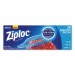 Ziploc SJN314445BX Zipper Freezer Bags, 1 gal, 2.7 mil, 9.6" x 12.1", Clear, 28/Box