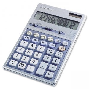Sharp EL339HB 12 Digit Desktop Handheld Calculator SHREL339HB
