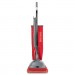 Sanitaire EURSC688B Commercial Standard Upright Vacuum, 19.8lb, Red/Gray
