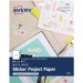 Avery 03383 Printable Sticker Paper AVE03383