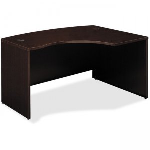 Bush Business Furniture WC12922 Series C 60W x 43D RH L-Bow Desk Shell in Mocha Cherry