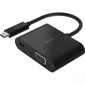 Belkin AVC001BTBK USB-C to VGA + Charge Adapter