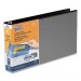 Stride DVS950960 QuickFit Landscape Spreadsheet Round Ring View Binder, 3 Rings, 1.5" Capacity, 14 x 8.5, Black