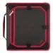 Five Star FVS24440219 Zipper Binder, 3 Rings, 2" Capacity, 11 x 8.5, Black/Red Accents