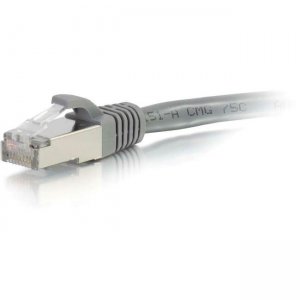 C2G 00782 9ft Cat6 Snagless Shielded (STP) Network Patch Cable - Gray