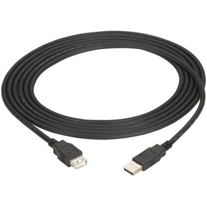 Black Box USB05E-0003 USB 2.0 Extension Cable - Type A Male to Type A Female, Black, 3-ft