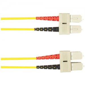 Black Box FOCMR62-005M-SCSC-YL 5-m, SC-SC, 62.5-Micron, Multimode, PVC, Yellow Fiber Optic Cable