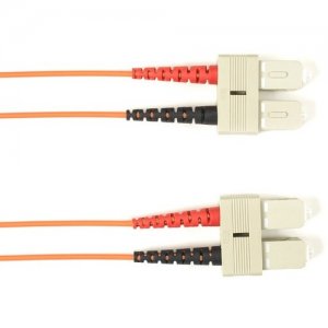 Black Box FOCMR62-001M-SCSC-OR 1-m, SC-SC, 62.5-Micron, Multimode, PVC, Orange Fiber Optic Cable