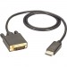 Black Box EVNDPDVI-0006-MM DisplayPort to DVI Cable - Male to Male, 6-ft