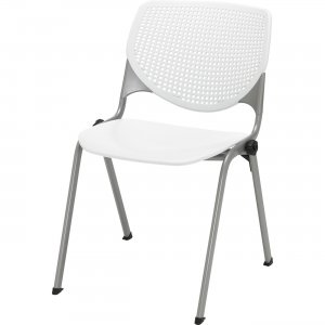 KFI 2300SLP08 Poly Caster Stack Chair With Perforated Back