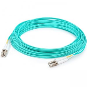 AddOn ADD-LC-LC-0.5M5OM4 0.5m LC (Male) to LC (Male) Aqua OM4 Duplex Riser Fiber Patch Cable