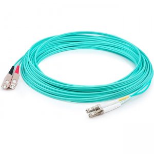 AddOn ADD-SC-LC-0.5M5OM4 Fiber Optic Duplex Patch Network Cable