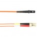 Black Box FOCMR50-003M-LCMT-OR 3-m, LC-MTRJ, 50-Micron, Multimode, PVC, Orange Fiber Optic Cable
