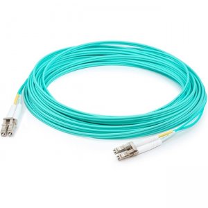 AddOn ADD-LC-LC-100M5OM4 100m LC (Male) to LC (Male) Aqua OM4 Duplex Riser Fiber Patch Cable