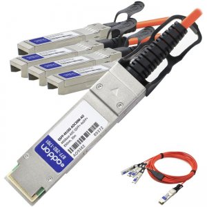 AddOn QSFP-4X10G-AOC30M-AO Fiber Optic Network Cable