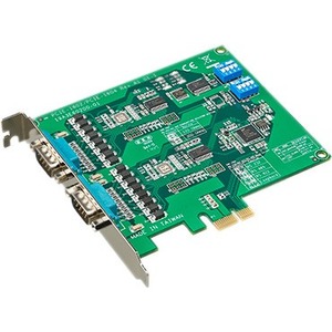 Advantech PCIE-1604B-AE 2-port RS-232 PCI Express Communication Card w/Surge