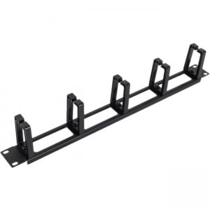 Rack Solutions 180-4959 1U Horizontal Cable Manager, Plastic D-rings