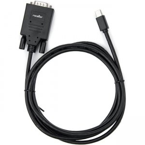 Rocstor Y10C163-B1 Mini DisplayPort to VGA Video Cable 6ft Video Cable