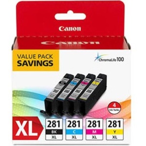 Canon 2037C005 Black, Cyan, Magenta & Yellow 4 Ink Pack