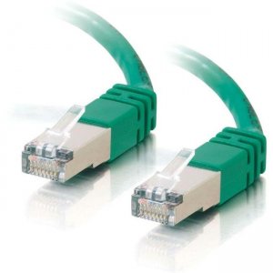 C2G 27249 5 ft Cat5e Molded Shielded Network Patch Cable - Green