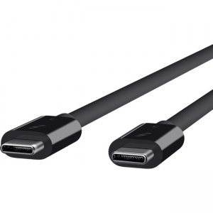 Belkin F2CD084BT0.5MBK Thunderbolt 3 Cable (USB-C to USB-C) (100W) (1.6ft/0.5m)
