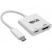 Tripp Lite U444-06N-H4K6WC USB-C 3.1 to HDMI 4K Adapter, M/F, White