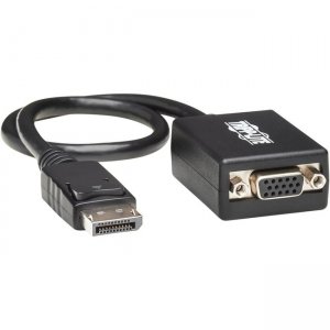 Tripp Lite P134-001-VGA DisplayPort to VGA Active Adapter - M/F, 1920 x 1200 (1080p), Black, 1 ft