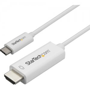 StarTech.com CDP2HD1MWNL 1m (3 ft.) USB-C to HDMI Cable - 4K at 60Hz - White