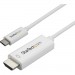 StarTech.com CDP2HD3MWNL 3m / 10 ft USB C to HDMI Cable - Computer Monitor Cable - 4K at 60Hz - White