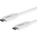 StarTech.com USB2C5C2MW USB-C to USB-C Cable w/ 5A PD-M/M-White-2m(6 ft.)-USB 2